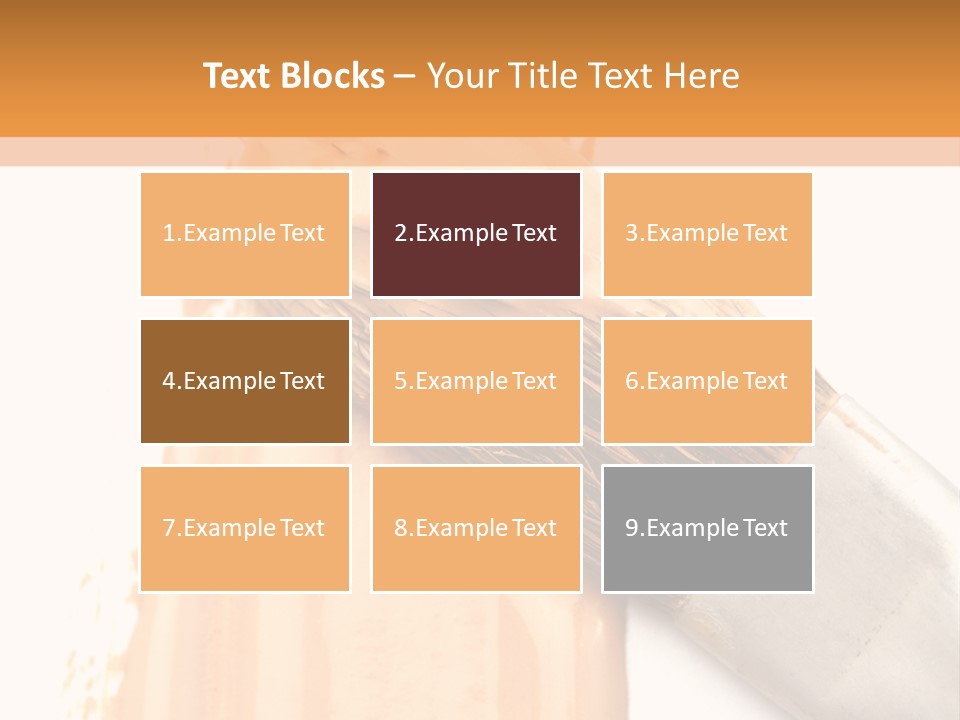 Color Background Smear PowerPoint Template