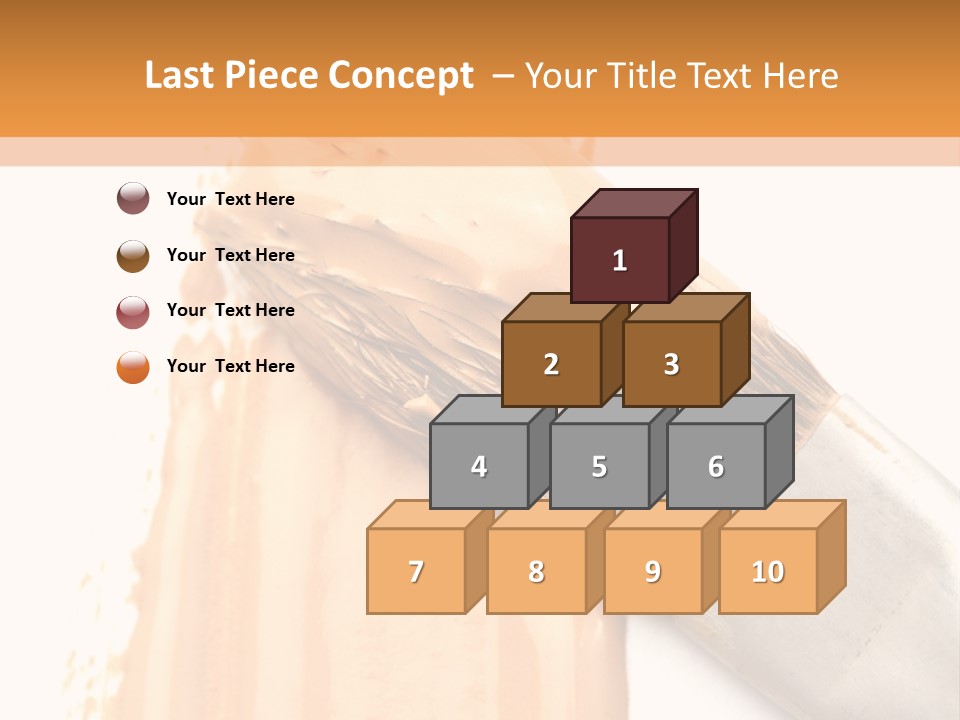 Color Background Smear PowerPoint Template