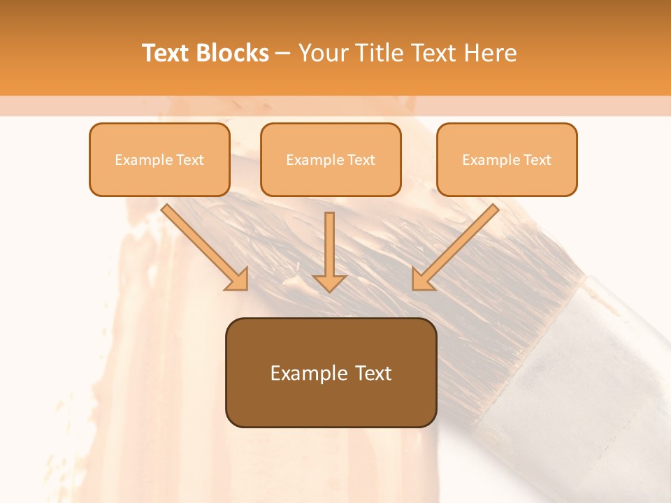Color Background Smear PowerPoint Template