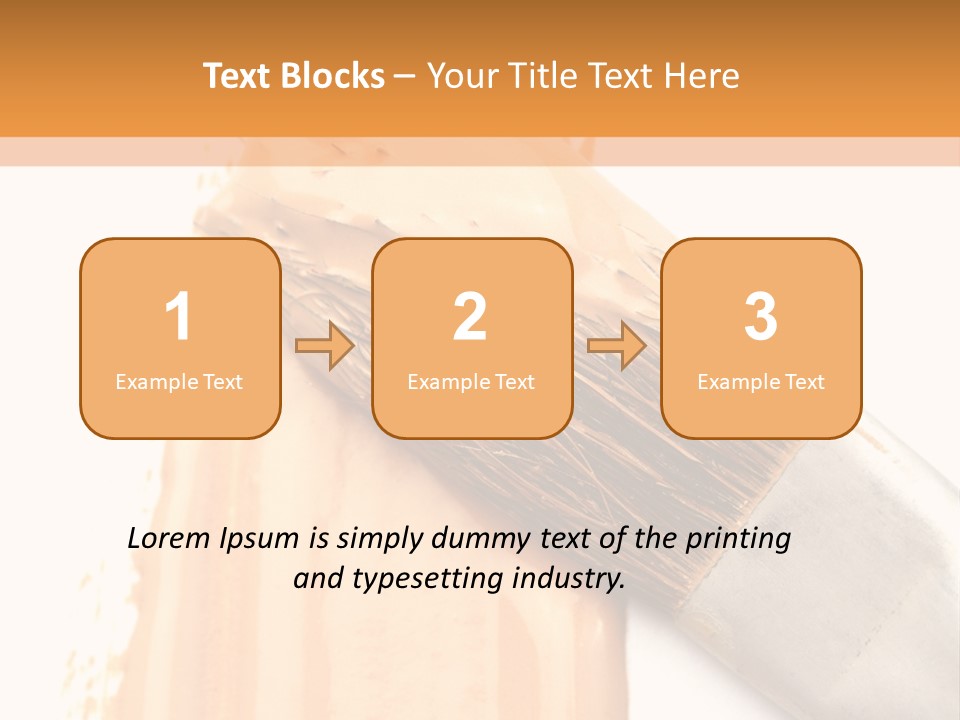Color Background Smear PowerPoint Template