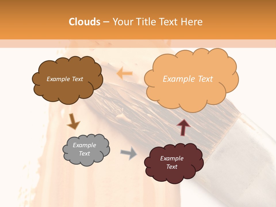 Color Background Smear PowerPoint Template