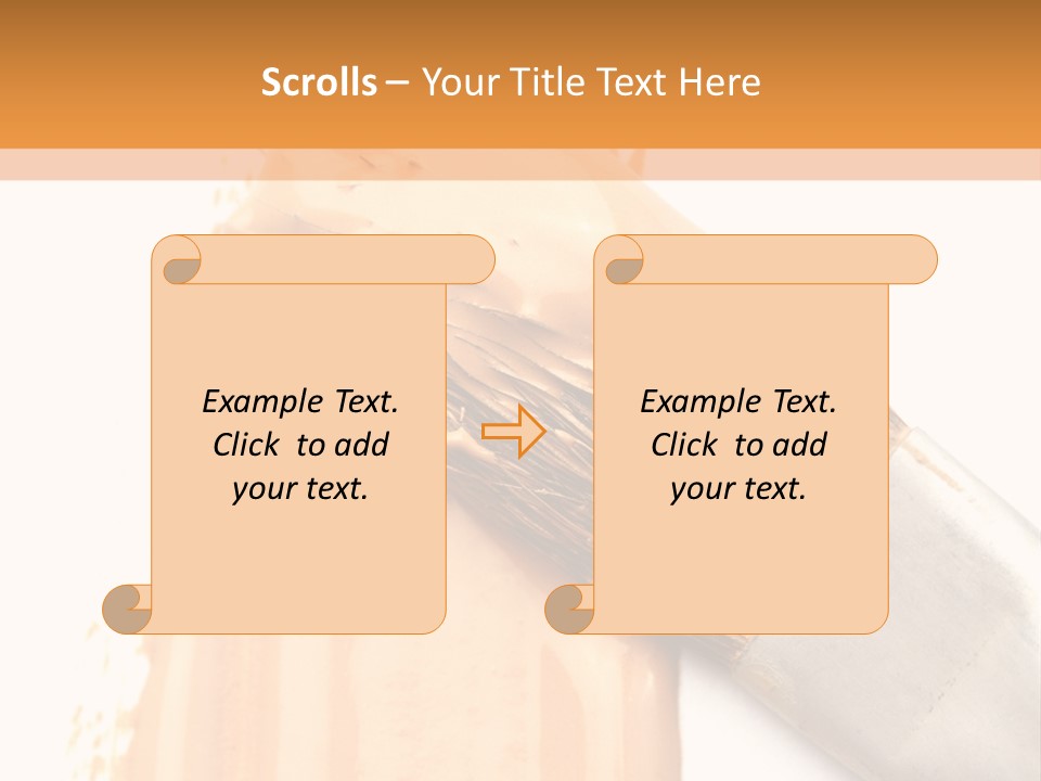 Color Background Smear PowerPoint Template
