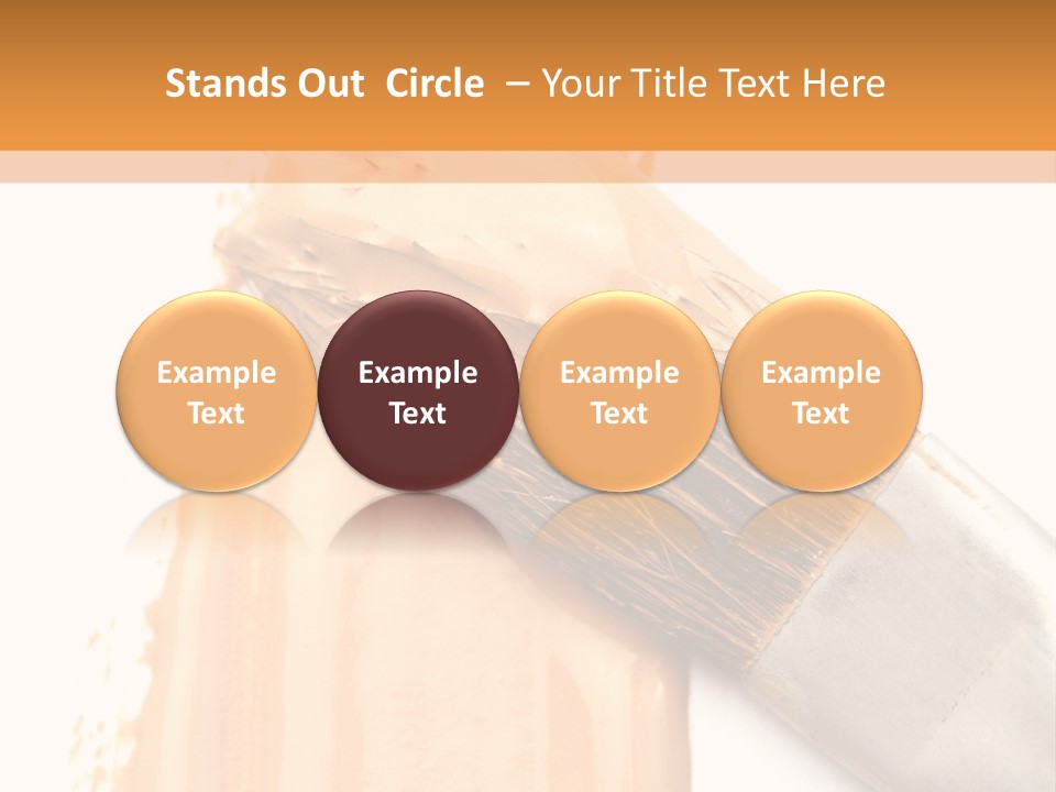 Color Background Smear PowerPoint Template