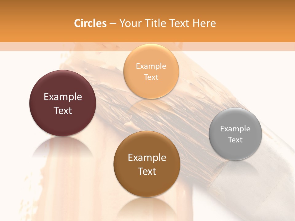 Color Background Smear PowerPoint Template