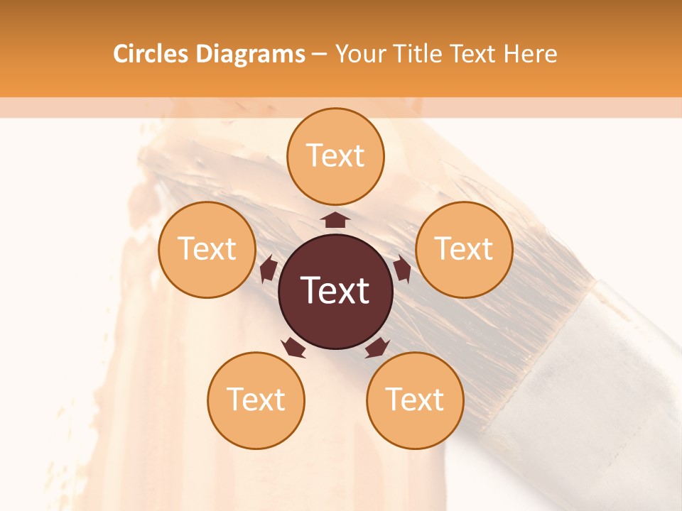 Color Background Smear PowerPoint Template