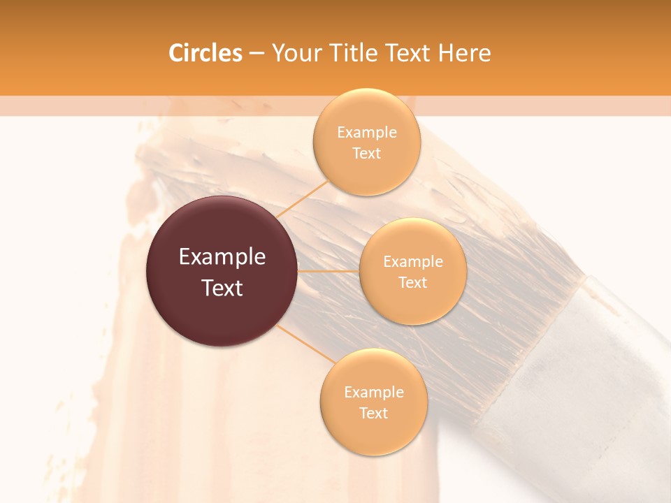 Color Background Smear PowerPoint Template