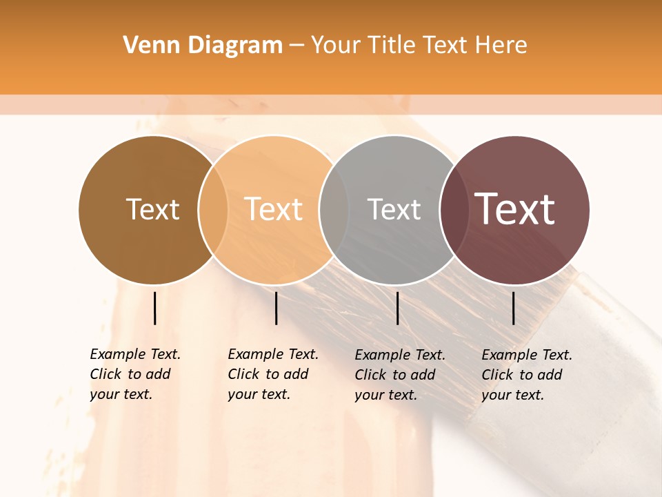 Color Background Smear PowerPoint Template