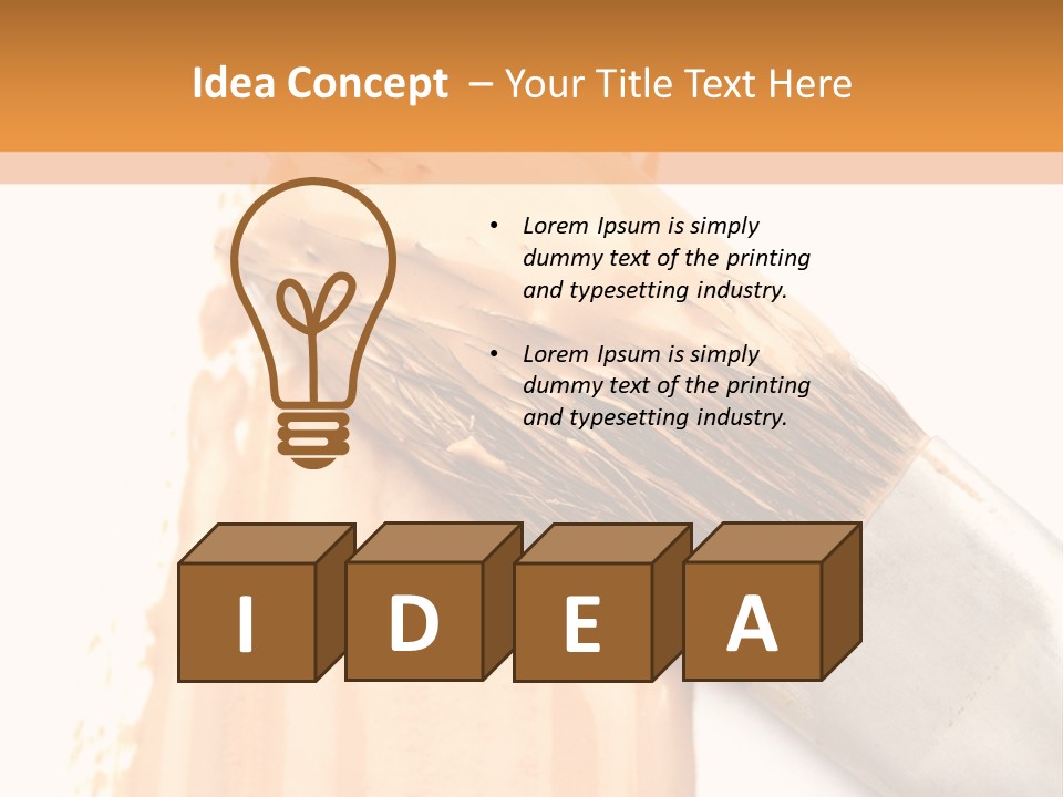 Color Background Smear PowerPoint Template