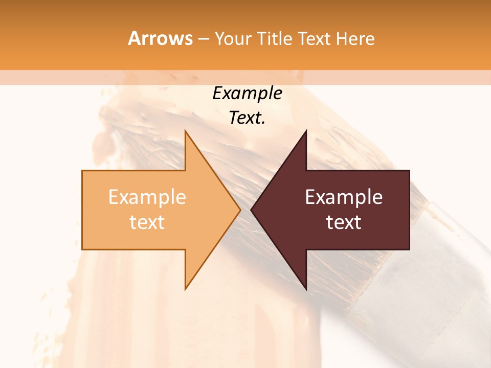 Color Background Smear PowerPoint Template