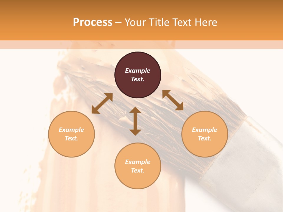 Color Background Smear PowerPoint Template