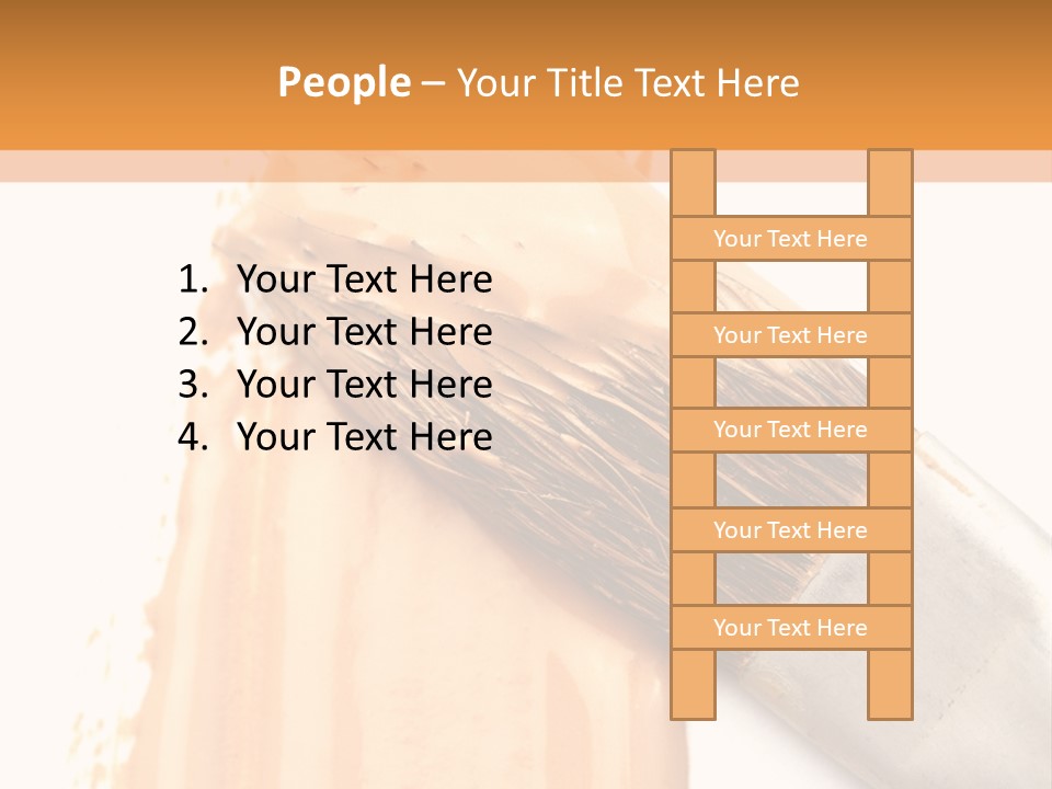 Color Background Smear PowerPoint Template