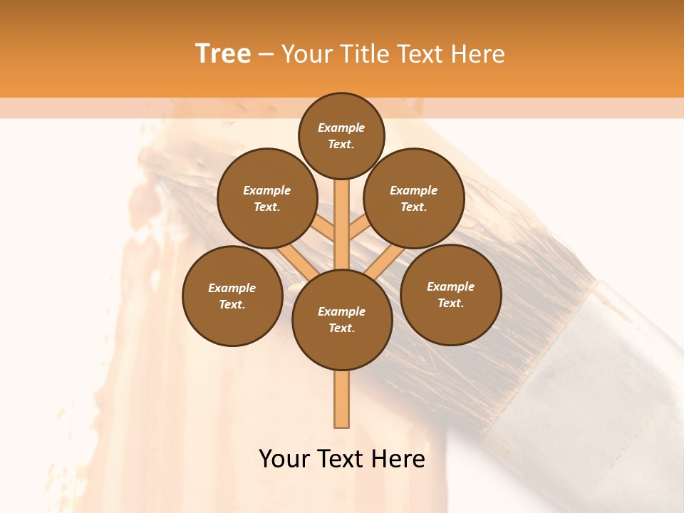 Color Background Smear PowerPoint Template