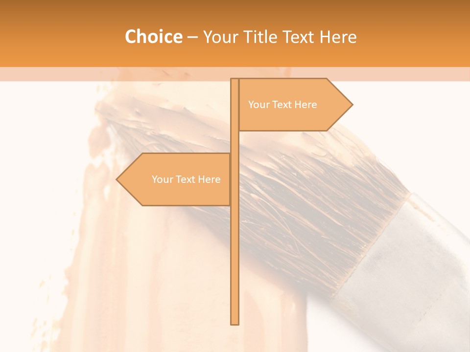 Color Background Smear PowerPoint Template