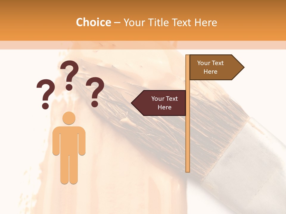 Color Background Smear PowerPoint Template