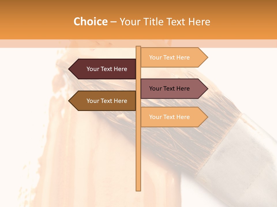 Color Background Smear PowerPoint Template