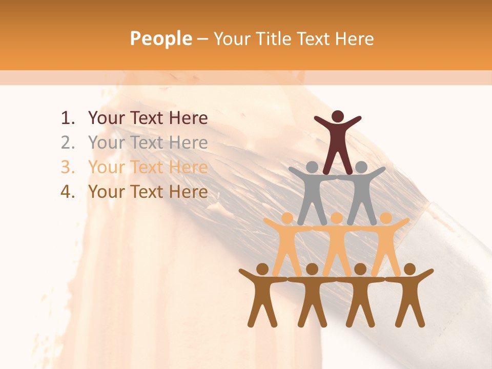 Color Background Smear PowerPoint Template