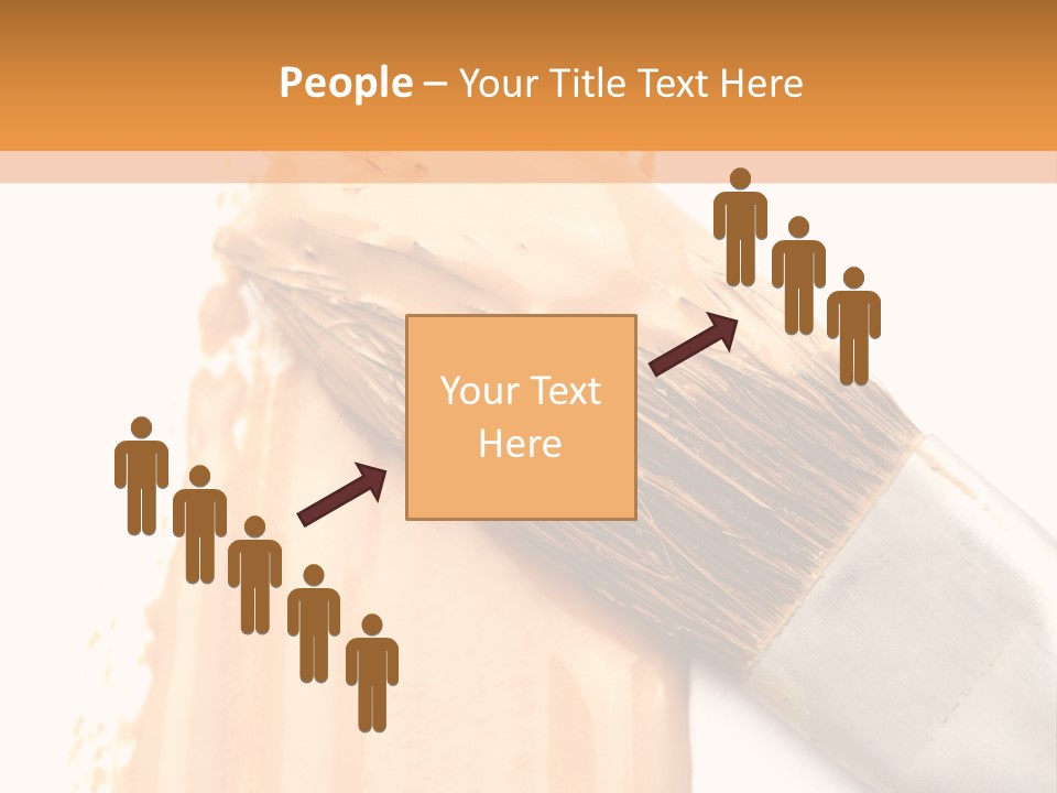 Color Background Smear PowerPoint Template