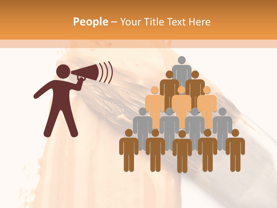 Color Background Smear PowerPoint Template