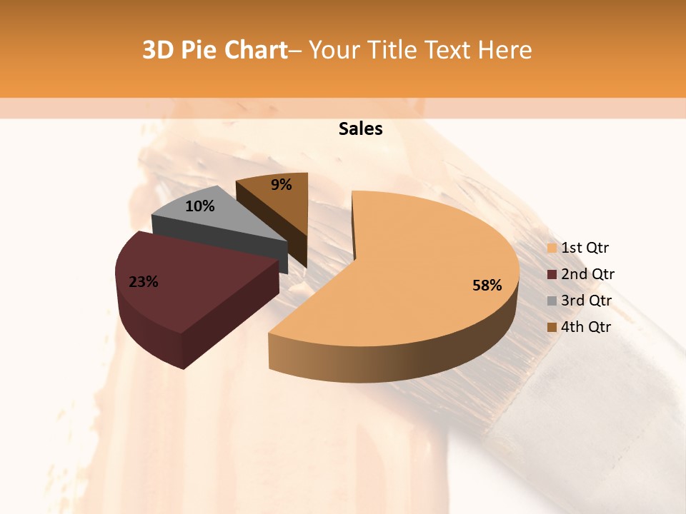 Color Background Smear PowerPoint Template