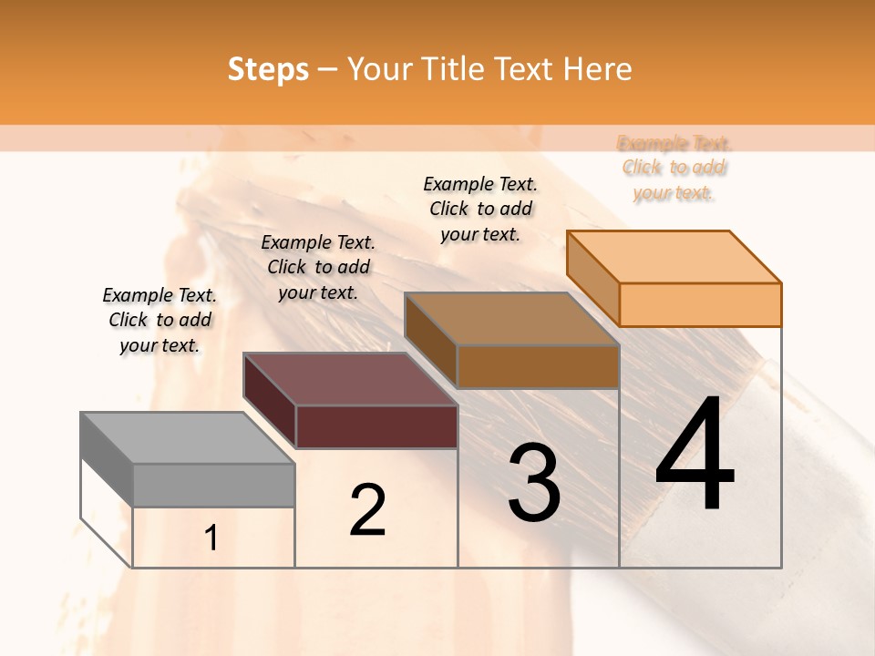 Color Background Smear PowerPoint Template