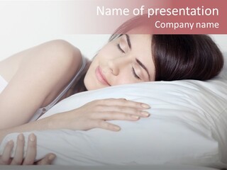 Calmness Bedtime Good PowerPoint Template