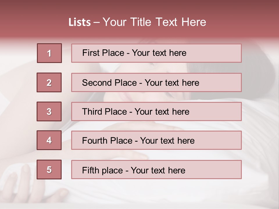 Calmness Bedtime Good PowerPoint Template