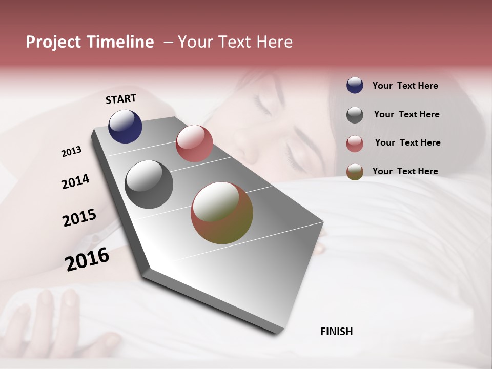 Calmness Bedtime Good PowerPoint Template