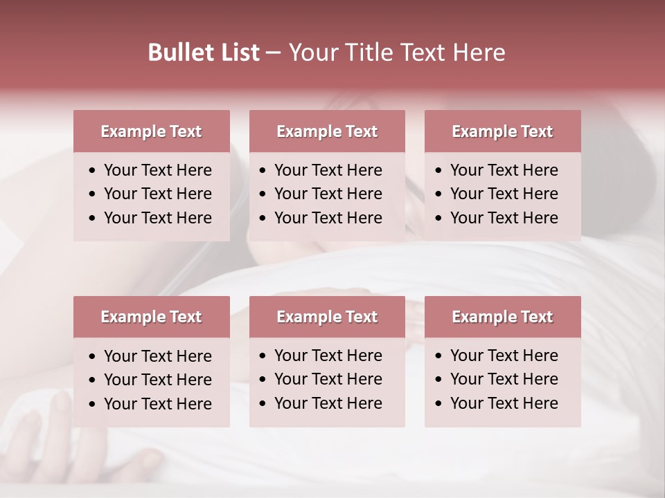 Calmness Bedtime Good PowerPoint Template