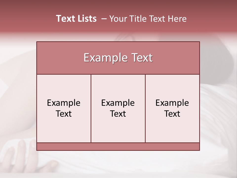 Calmness Bedtime Good PowerPoint Template