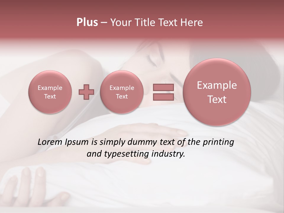 Calmness Bedtime Good PowerPoint Template