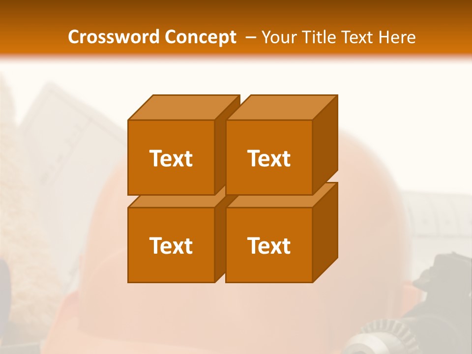 Helmet Mechanic Engineer PowerPoint Template
