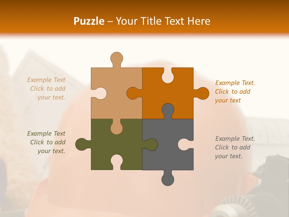 Helmet Mechanic Engineer PowerPoint Template