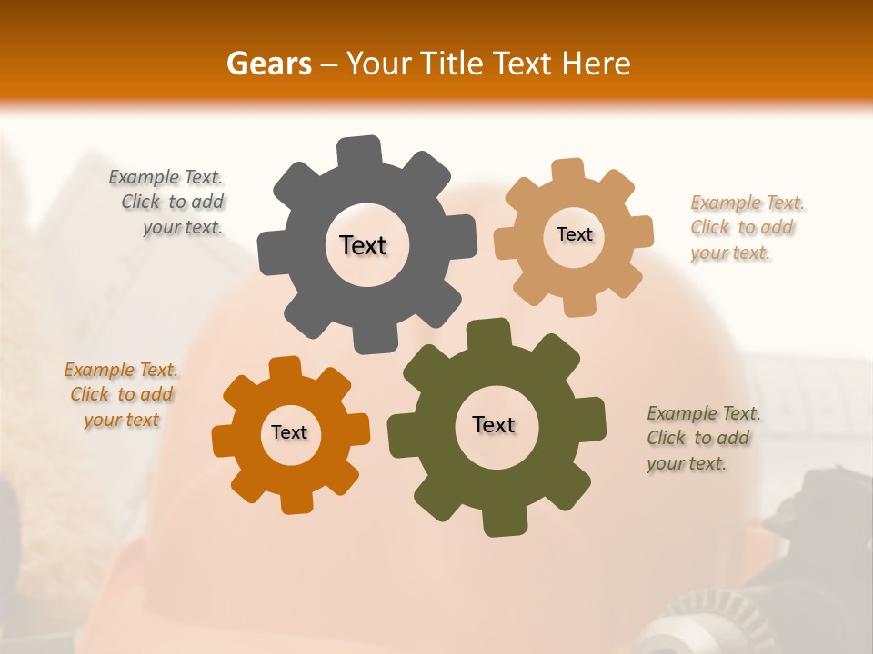 Helmet Mechanic Engineer PowerPoint Template