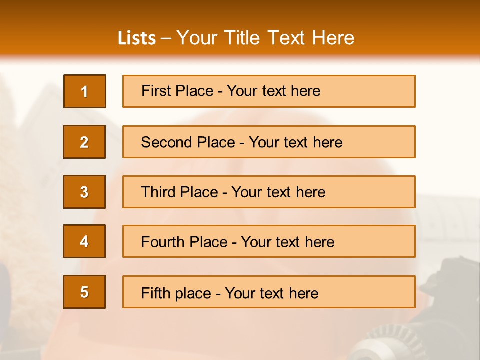 Helmet Mechanic Engineer PowerPoint Template