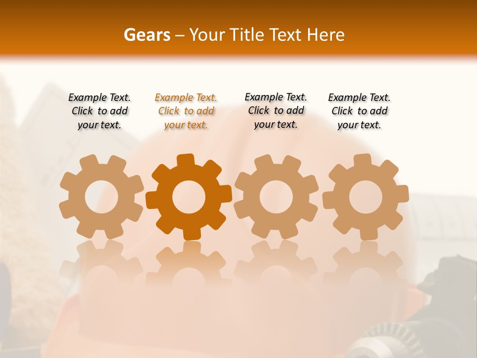 Helmet Mechanic Engineer PowerPoint Template