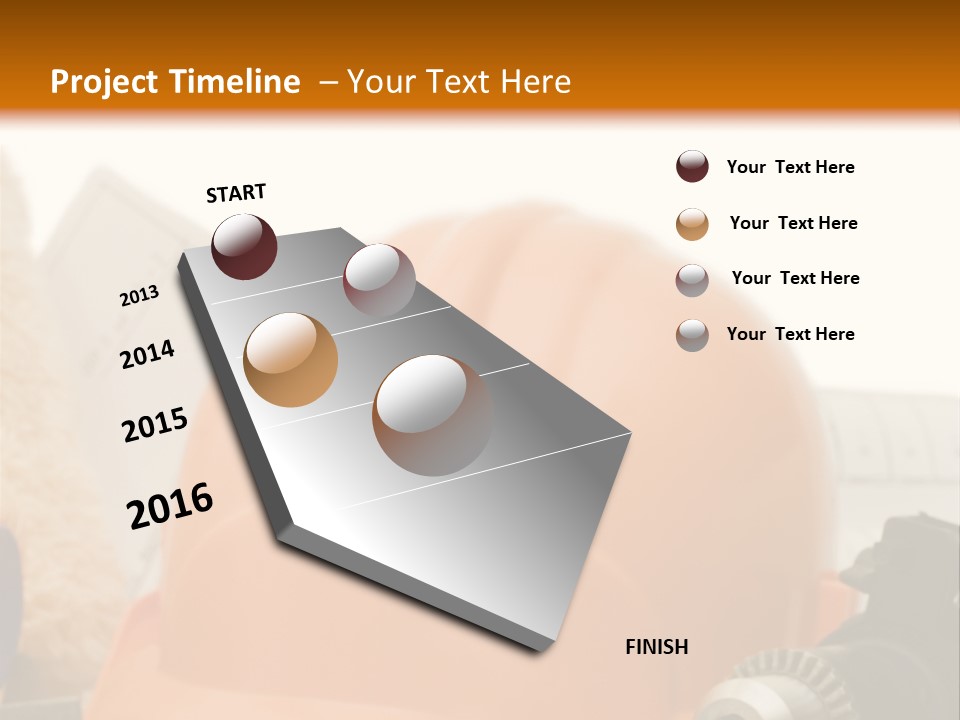 Helmet Mechanic Engineer PowerPoint Template