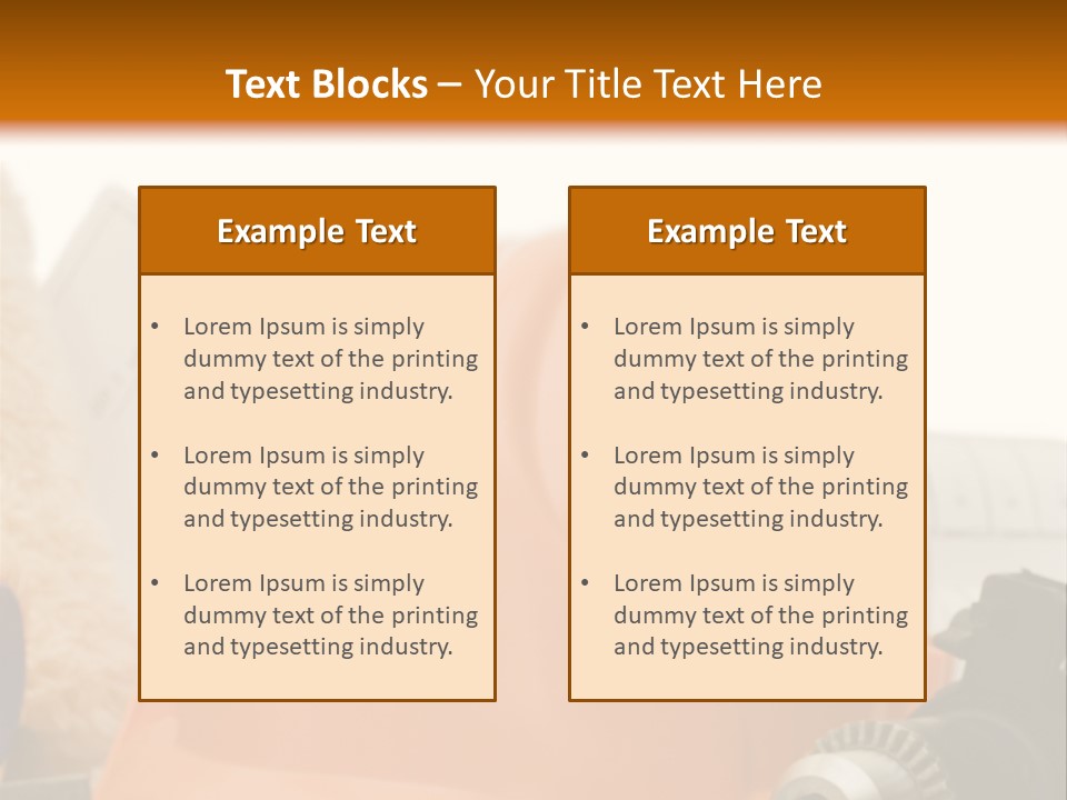 Helmet Mechanic Engineer PowerPoint Template