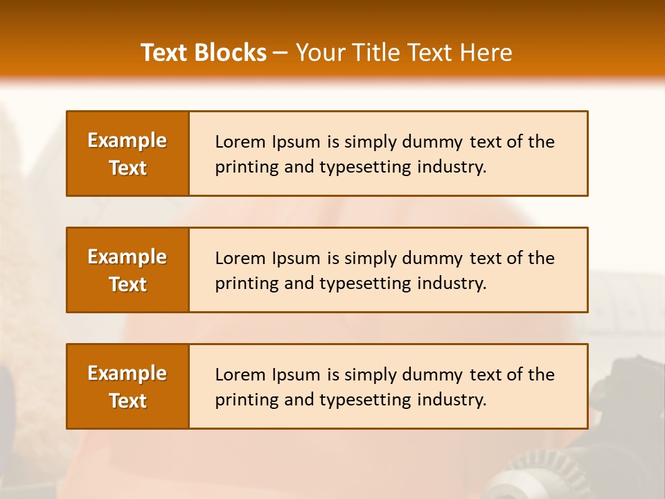 Helmet Mechanic Engineer PowerPoint Template