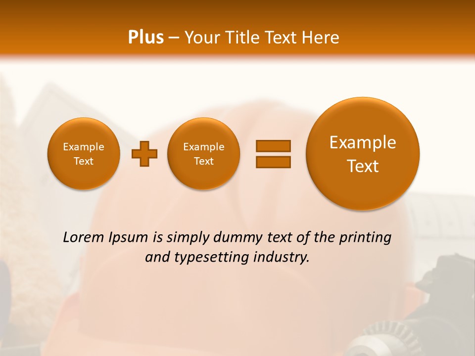 Helmet Mechanic Engineer PowerPoint Template