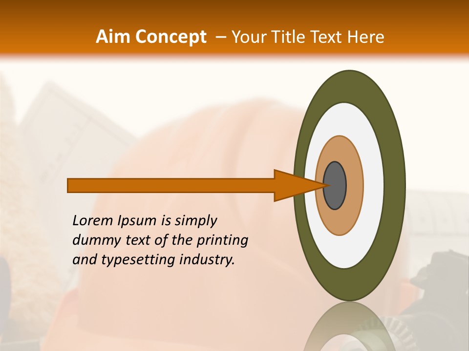 Helmet Mechanic Engineer PowerPoint Template