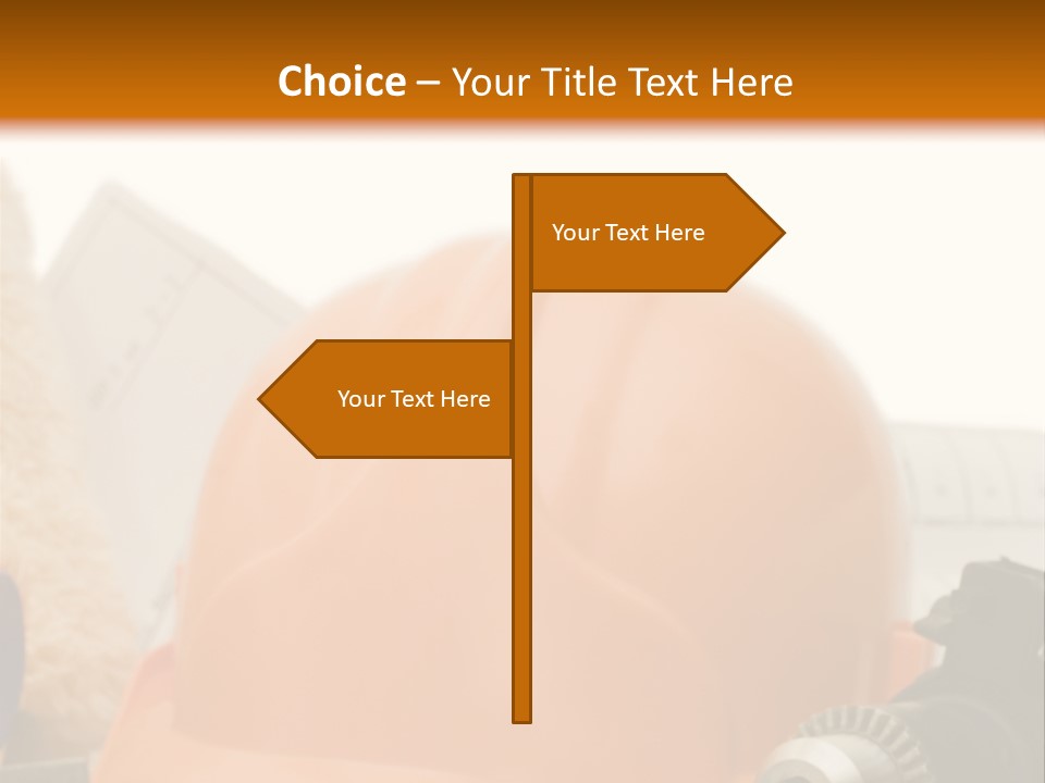 Helmet Mechanic Engineer PowerPoint Template