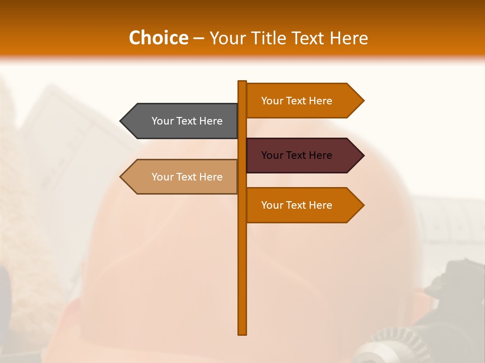 Helmet Mechanic Engineer PowerPoint Template