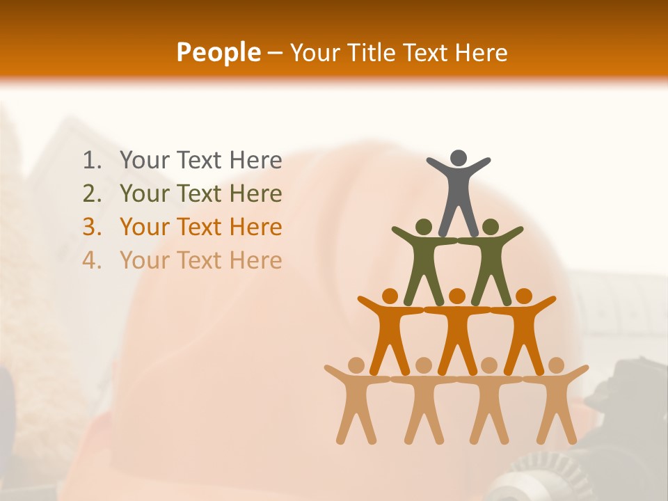 Helmet Mechanic Engineer PowerPoint Template