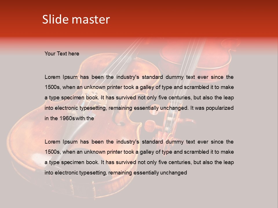 Studio Viol Curve PowerPoint Template