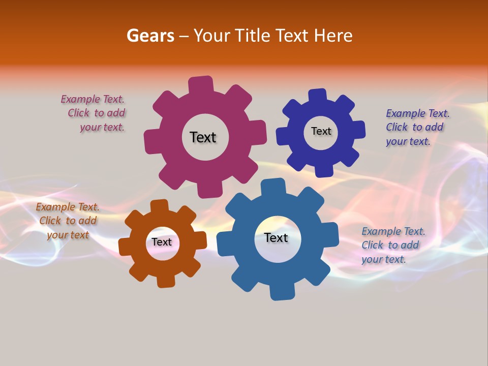 Blue Light Mystic PowerPoint Template