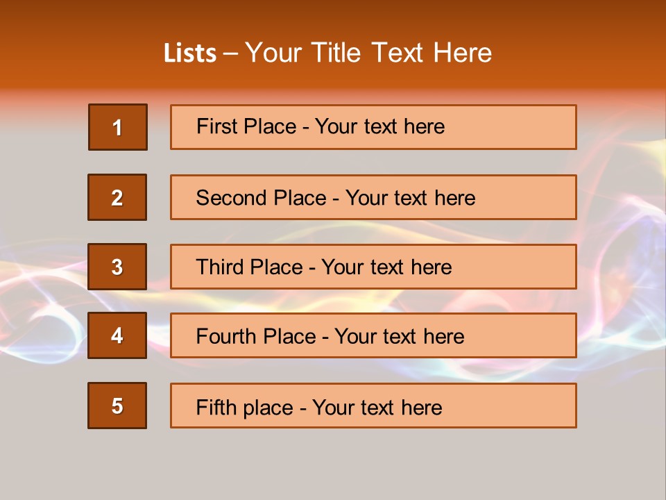 Blue Light Mystic PowerPoint Template