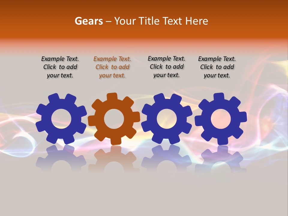 Blue Light Mystic PowerPoint Template