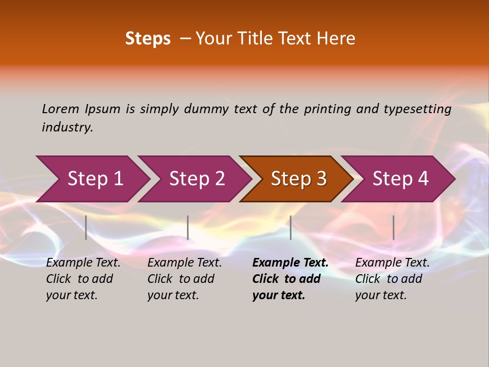 Blue Light Mystic PowerPoint Template