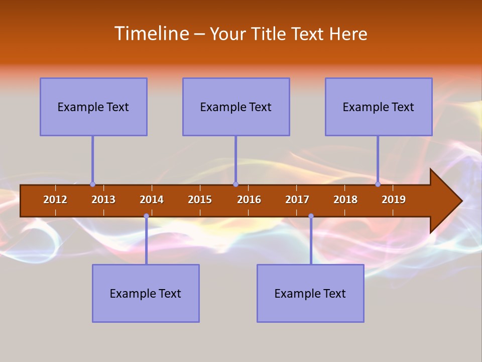 Blue Light Mystic PowerPoint Template
