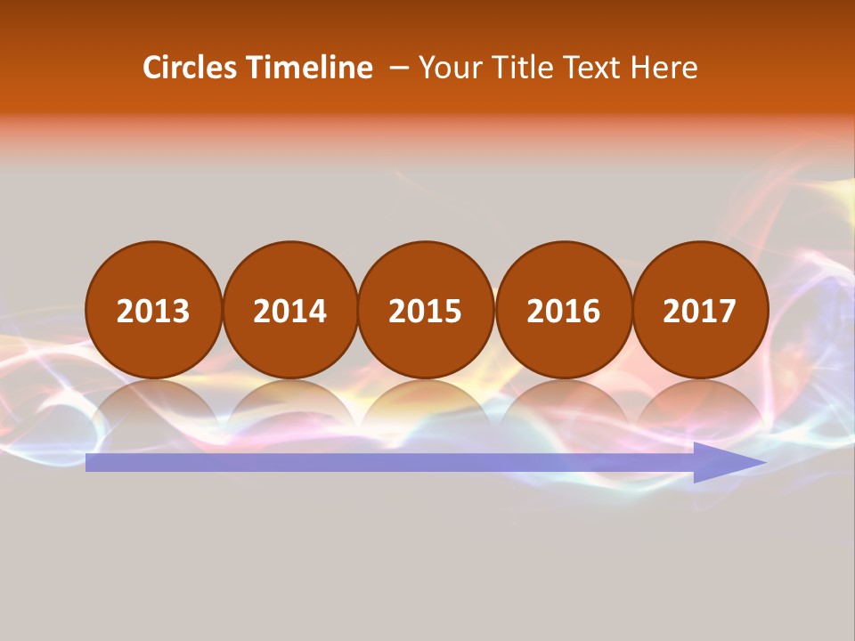 Blue Light Mystic PowerPoint Template